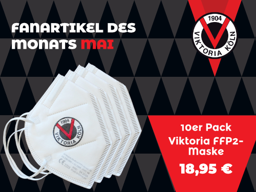 Fanartikel des Monats: FFP2-Masken mit Viktoria-Logo!