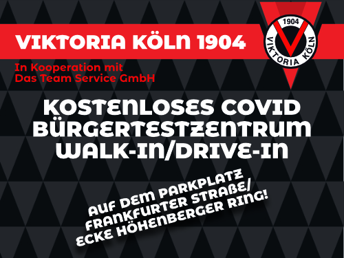 Corona-Testzentrum am Sportpark Höhenberg