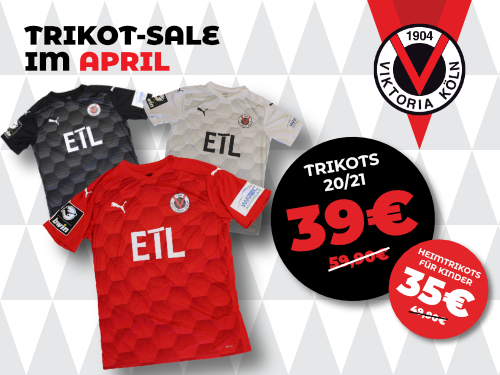 Großer Trikot-Sale bei Viktoria