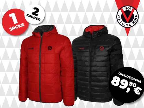 Fanartikel des Monats Dezember: die Viktoria-Wendejacke!