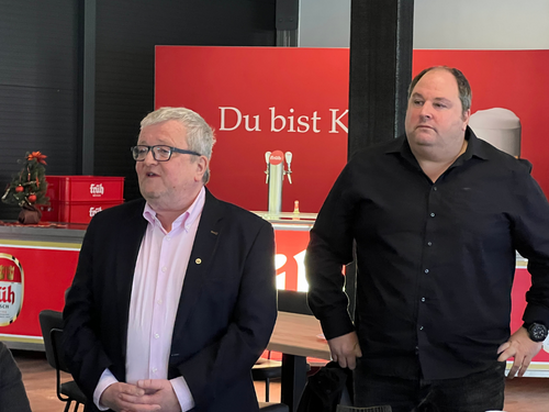 Theke im VIP gesegnet, Horst Müller als Wirtschaftsrats-Vorsitzender bestätigt