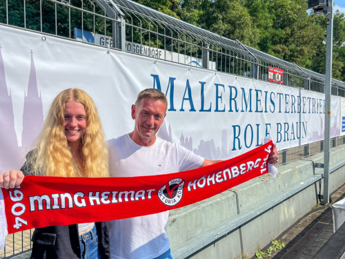 Viktoria Köln und Rolf Braun bringen Farbe ins Spiel