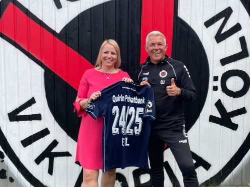 Spielzüge im Finanzwesen und auf dem Rasen: Viktoria Köln und Quirin Privatbank bleiben ein starkes Team